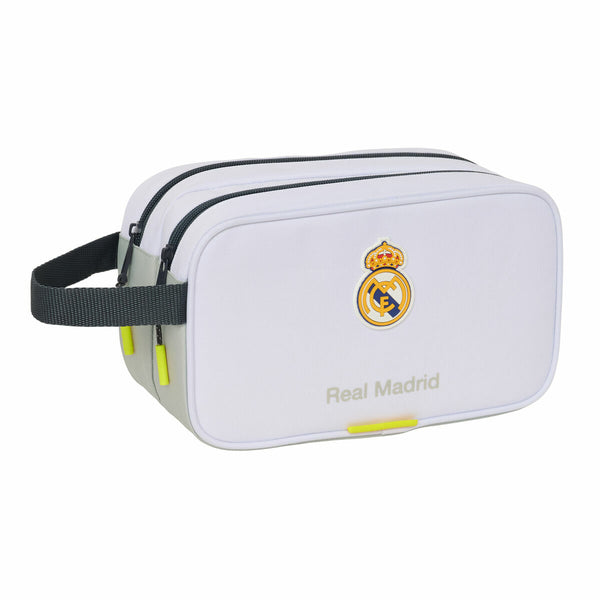 Reise-Toilettentasche Real Madrid C.F. Weiß Sportlich 26 x 15 x 12.5 cm