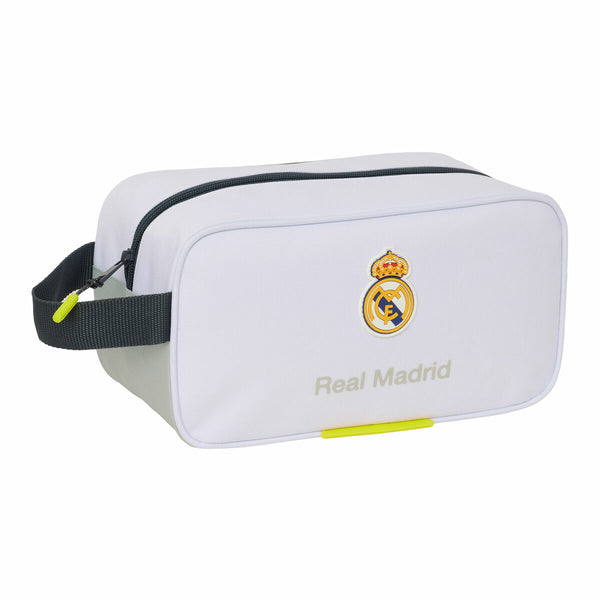 Schuhtasche für die Reise Real Madrid C.F. Weiß 29 x 15 x 14 cm