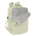 Schulrucksack Safta Beige Beige