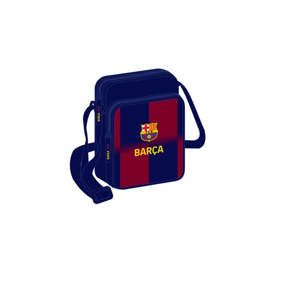 Umhängetasche F.C. Barcelona Blau Granatrot 16 x 22 x 6 cm