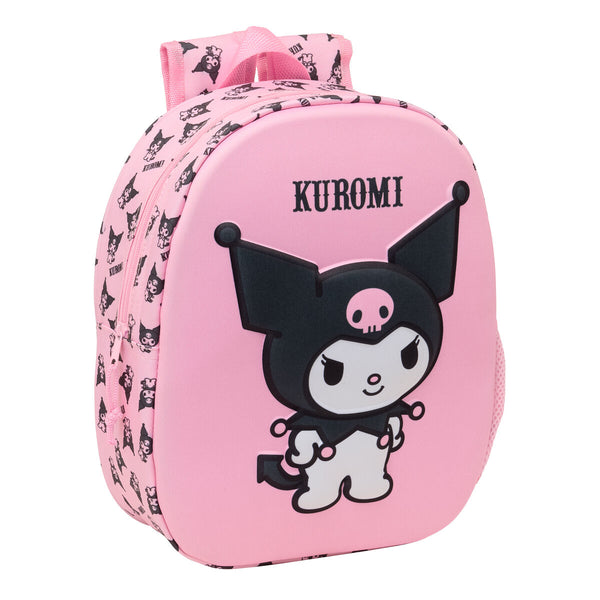 Schulrucksack Kuromi Rosa 27 x 33 x 10 cm