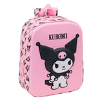 Schulrucksack Kuromi Rosa 22 x 27 x 10 cm