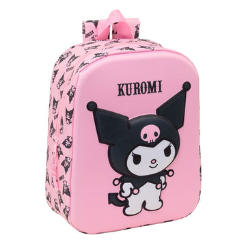Schulrucksack Kuromi Rosa 22 x 27 x 10 cm
