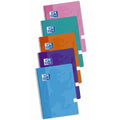 Notizbuch Oxford Bunt Din A4 80 Blatt 21,5 x 31,5 cm 5 Stücke