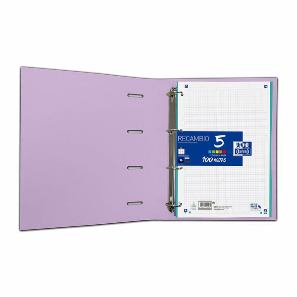 Ringbuch Oxford Touch Europeanbinder Violett A4 A4+