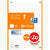 Gitterblätter Oxford Classic Orange A4 120 Blatt Ersatzteil (13 Stück)