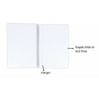 Notizbuch Oxford Write&Erase Bunt Din A4 80 Blatt 21,5 x 31,5 cm 5 Stücke