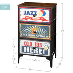 Kommode Max Home Vintage 45 x 77 x 30 cm