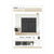 Kommode Max Home Schwarz Grau Marmor 100 x 100 x 30 cm