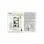 Regal Max Home Stahl Melamine Spanplatte 60 x 126 x 28 cm
