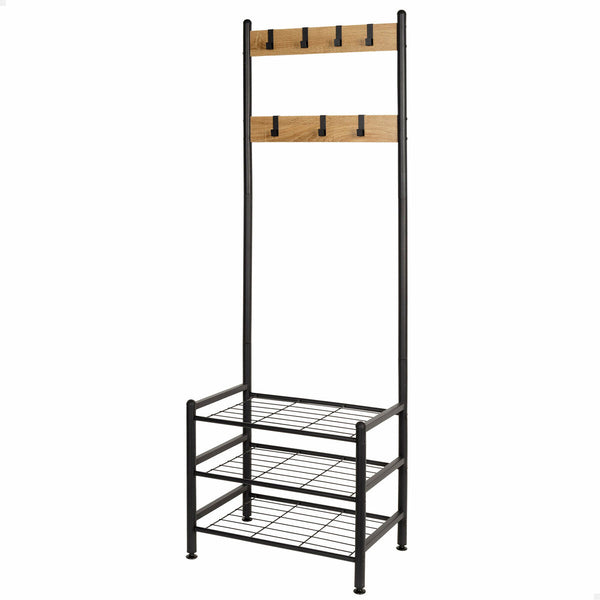 Garderobe mit Einlegeboden Max Home Stahl Melamine Spanplatte Minimalistisch 60 x 175 x 40 cm