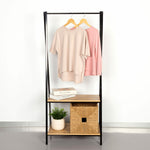 Garderobe mit Einlegeboden Max Home Stahl Melamine Spanplatte Minimalistisch 64 x 150 x 40 cm