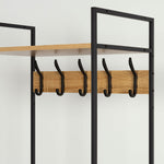 Garderobe mit Einlegeboden Max Home Stahl Melamine Spanplatte Minimalistisch 60 x 175 x 40 cm