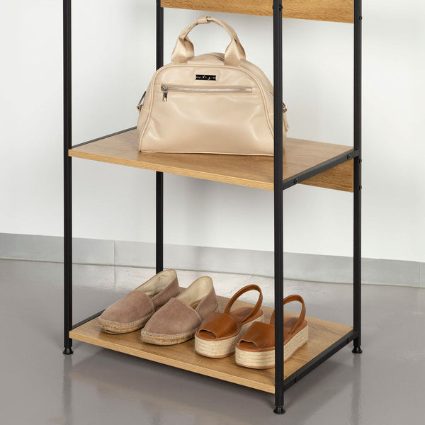 Garderobe mit Einlegeboden Max Home Stahl Melamine Spanplatte Minimalistisch 60 x 175 x 40 cm