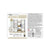 Regal Max Home Stahl Melamine Spanplatte 125 x 150 x 27 cm