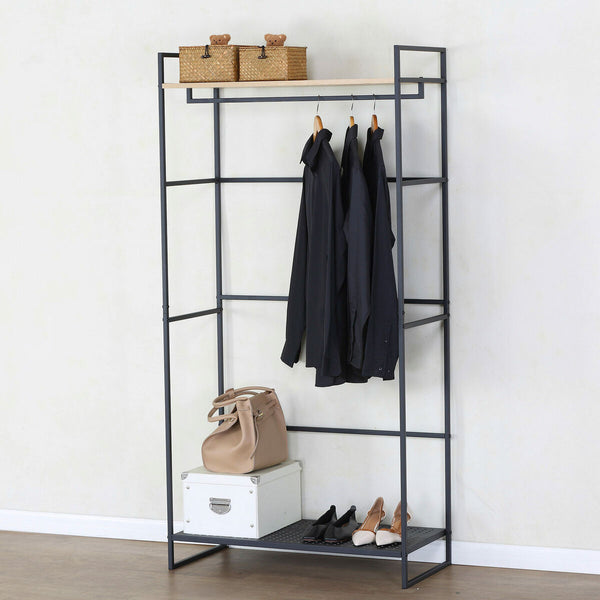 Schrank Max Home Stahl Melamine Spanplatte 83 x 167 x 39 cm