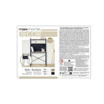 Schreibtisch mit Regalen Max Home Stahl Melamine Spanplatte 84 x 148 x 50 cm