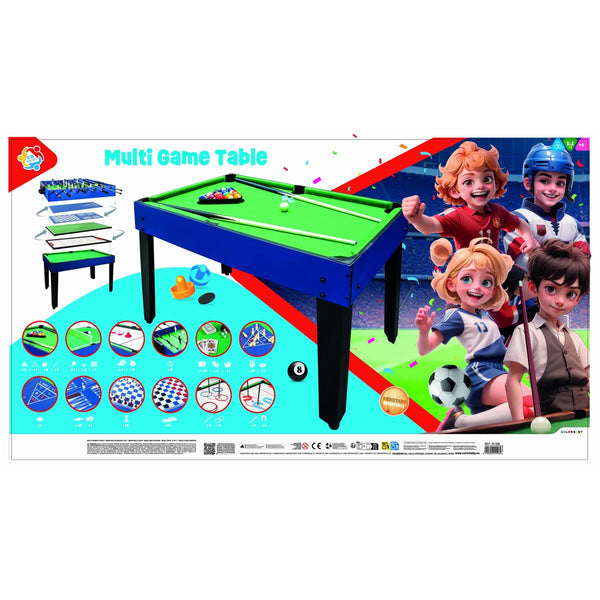 Multispiel-Tisch CB Games 107 x 83,5 x 61 cm 12-in-1