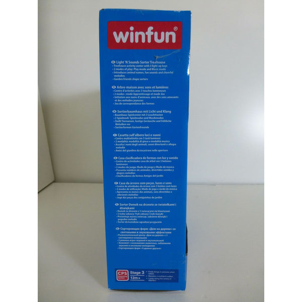 Interaktives Spielzeug WinFun Sorter Treehouse Winfun 32 x 24,5 x 7 cm