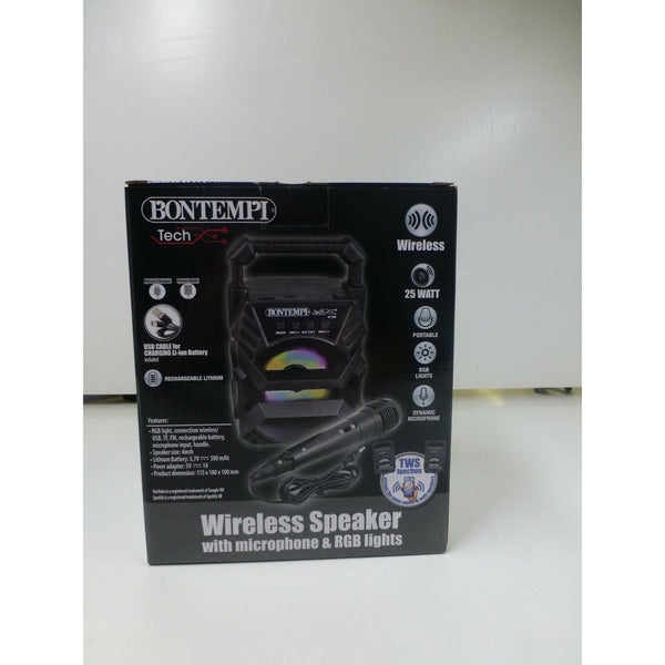 Bluetooth Lautsprecher mit Karaoke Mikrofon Colorbaby