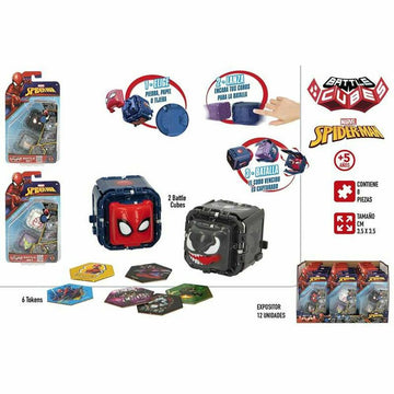 Playset Spider-Man 3,5 x 3,5 x 6 cm 8 Stücke