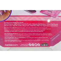 Maniküre- und Pediküre-Sets Barbie Sparkling 25,5 x 25 x 5 cm Etüie