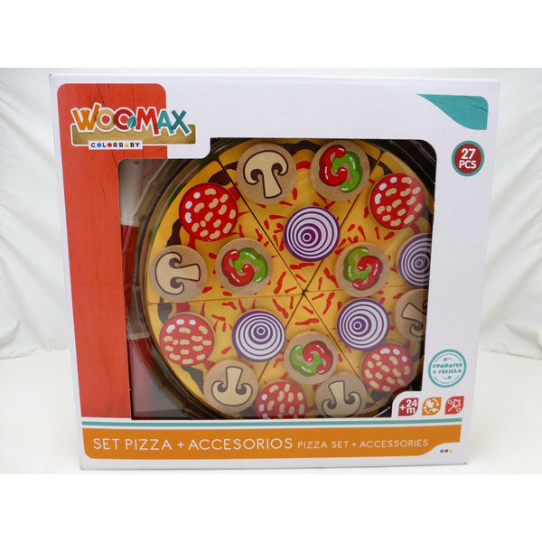 Pizza Woomax Holz MDF 27 Stücke