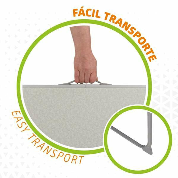 Table Klapptisch Aktive Weiß Stahl Holz MDF 80 x 60 x 70 cm