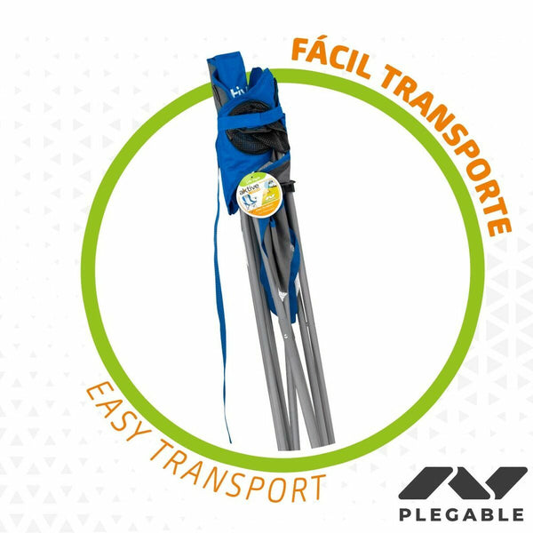 Gepolsterte Campingstuhl Aktive 57 x 60 x 97 cm Blau