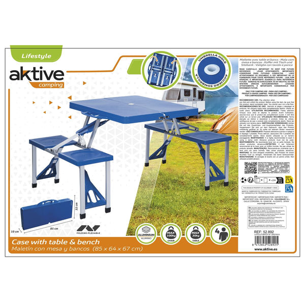 Tisch- und Sitzbank-Set Aktive 85 x 67 x 64 cm