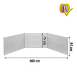 Windschutz Aktive 300 x 85 x 2 cm
