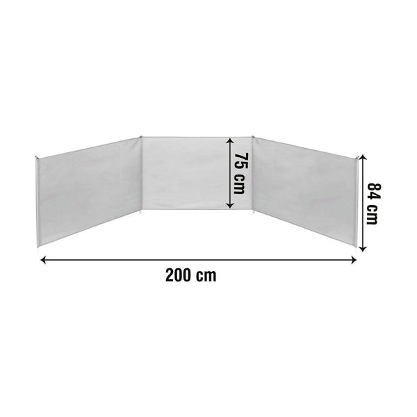 Windschutz Aktive 200 x 75 x 84 cm Blau