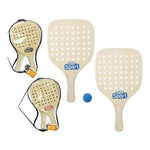 Strandschläger mit Ball Sport Aktive 12 mm Blau Orange 22 x 1 x 39 cm