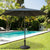 Sonnenschirm Aktive Anthrazit Ø 3,8 cm 300 cm Aluminium