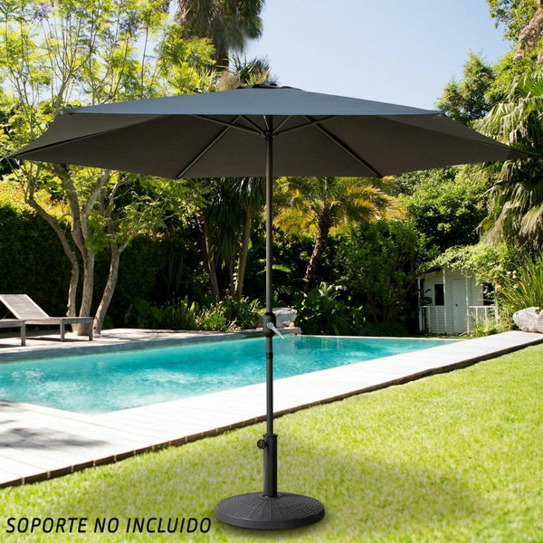 Sonnenschirm Aktive Anthrazit Ø 3,8 cm 300 cm Aluminium