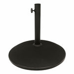 Fuß für Sonnenschirm Colorbaby 25 kg Schwarz Stahl Zement