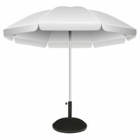 Fuß für Sonnenschirm Colorbaby 25 kg Schwarz Stahl Zement