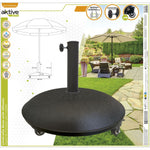 Fuß für Sonnenschirm Aktive 50 x 34 x 50 cm Zement Stahl