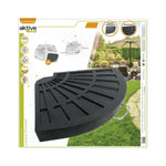 Fuß für Sonnenschirm Aktive Schwarz Aluminium Polyesterharz 47 x 4 x 64 cm 1 Stücke