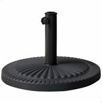 Fuß für Sonnenschirm Aktive 14 Kg Schwarz Stahl Polyesterharz 49 x 32 cm