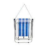 Gepolsterte Campingstuhl Colorbaby Matrose Weiß Marineblau 44 x 45 x 76 cm