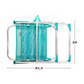 Gepolsterte Campingstuhl Colorbaby Mediterran 56 x 50 x 88 cm türkis Weiß
