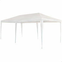Gartenlaube Colorbaby Weiß Metall Kunststoff 300 x 600 x 255 cm