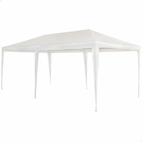 Gartenlaube Colorbaby Weiß Metall Kunststoff 300 x 600 x 255 cm