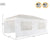 Gartenlaube Aktive 300 x 260 x 600 cm Metall Polyester Weiß