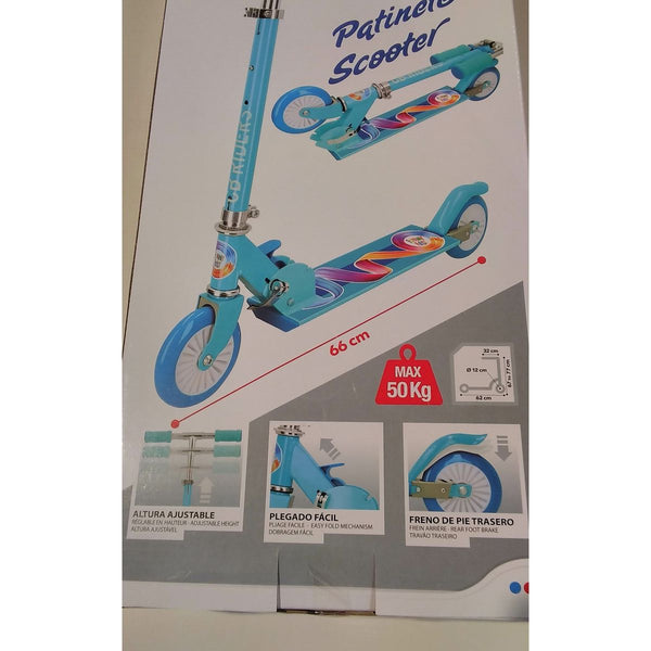 Scooter Colorbaby Blau Aluminium Lang (77 cm)