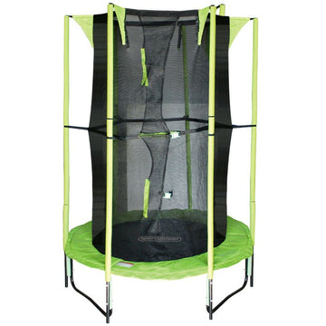 Kindertrampolin mit Sicherheitsnetz Aktive 122 x 184 x 122 cm