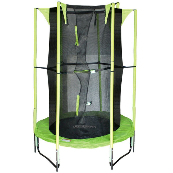Kindertrampolin mit Sicherheitsnetz Aktive 122 x 184 x 122 cm