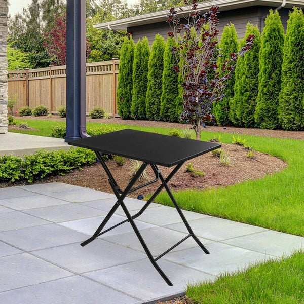 Table Klapptisch Aktive karriert Stahl 70 x 50 x 70 cm