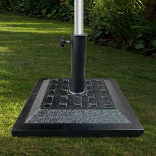 Fuß für Sonnenschirm Colorbaby Schwarz 12 kg Kunststoff 44 x 44 cm